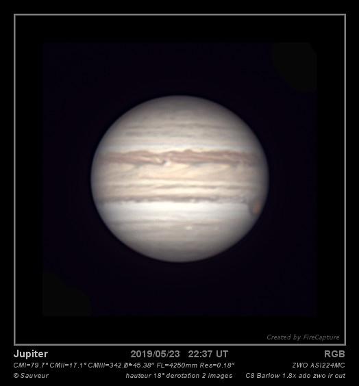 Jupiter 23/05/2019 Jupiter 23/05/2019