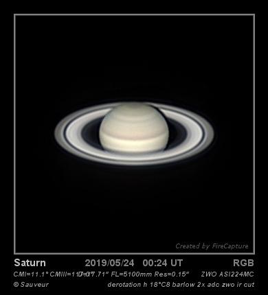Saturne 23/05/2019 Saturne 23/05/2019