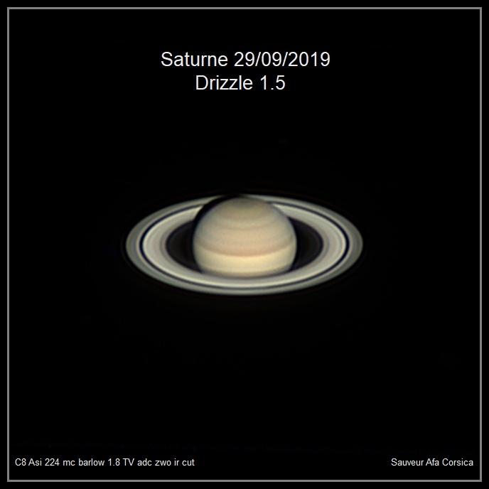 Saturne 29/09/2019 Drizzle 1.5