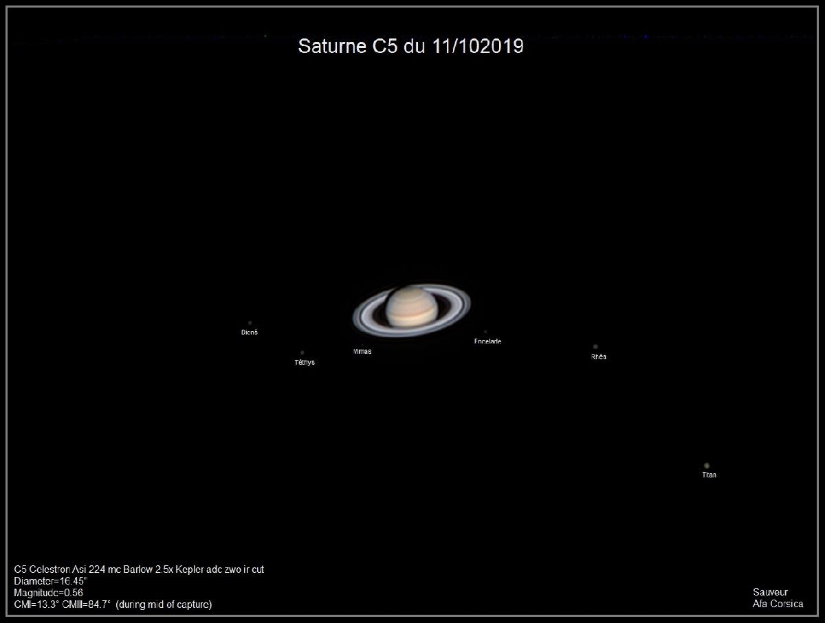 Saturne C5 11/10/2019 Saturne C5 11/10/2019