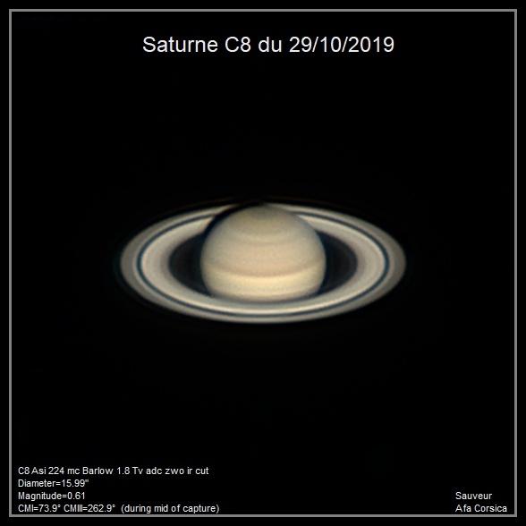Saturne C8 29/10/2019 Saturne C8 29/10/2019