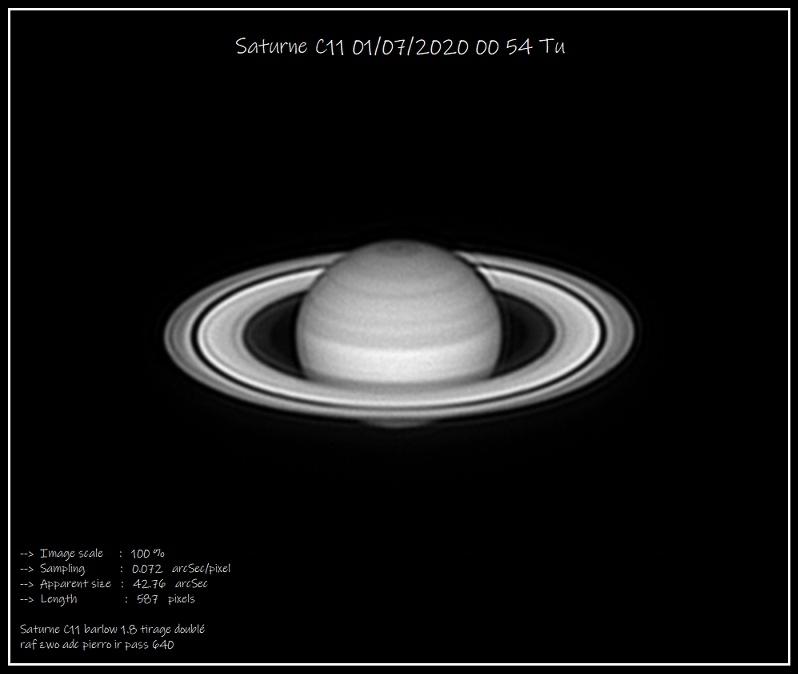 Saturne 01/07/2020 Saturne 01/07/2020