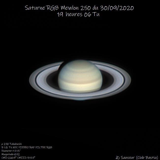 Saturne 30/09/2020 Saturne 30/09/2020