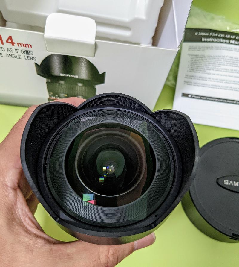 Samyang 14mm f/2.8 manuel en monture Nikon