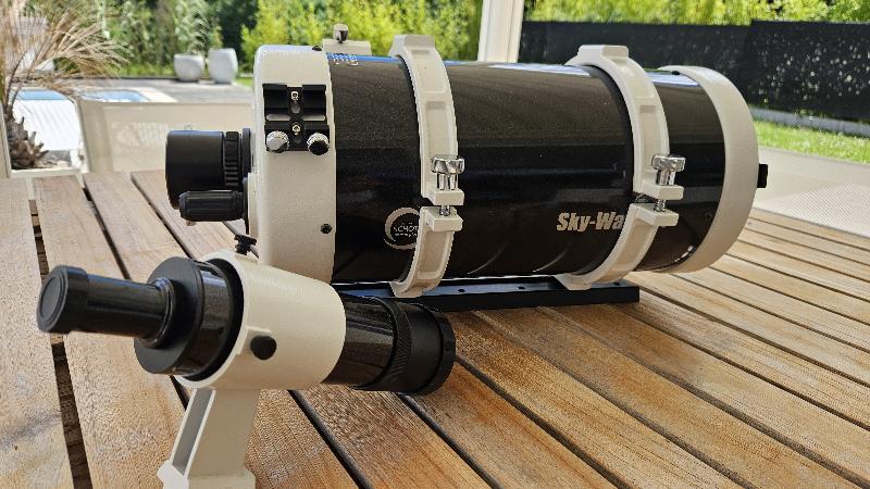 Mak 150 skywatcher sur coliers et queue d'aronde