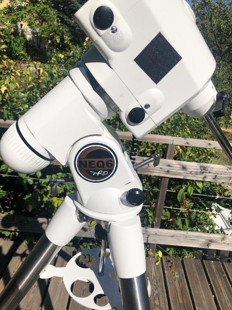 Monture Sky-Watcher NEQ6 Pro modifiée avec le kit Rowan