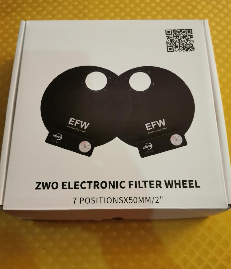 roue à filtres EFW 7x2 avec filtres Astrodon LRGB HA OIII roue à filtres EFW 7x2 avec filtres Astrodon LRGB HA OIII