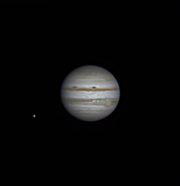Jupiter avec Ganymède (Nov 2014) Jupiter avec Ganymède (Nov 2014)