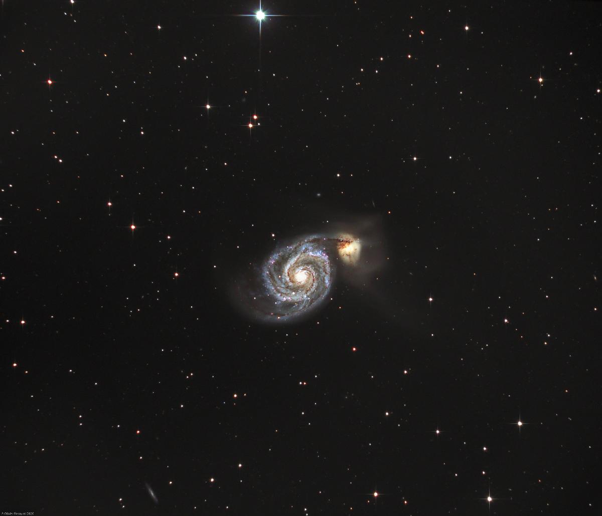 La galaxie du Tourbillon (M51) La galaxie du Tourbillon (M51)