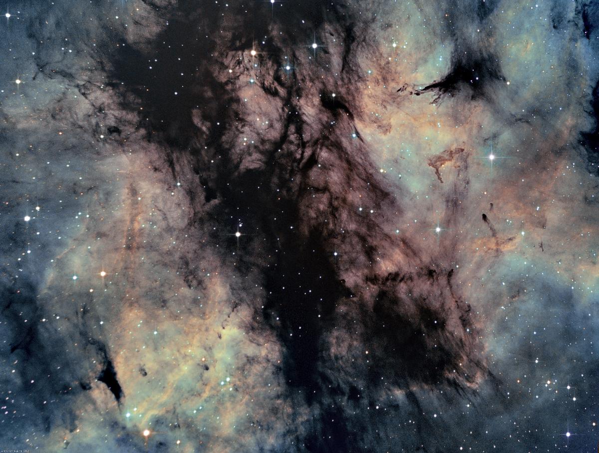 Le coeur de la nébuleuse du Papillon (IC1318) Le coeur de la nébuleuse du Papillon (IC1318)