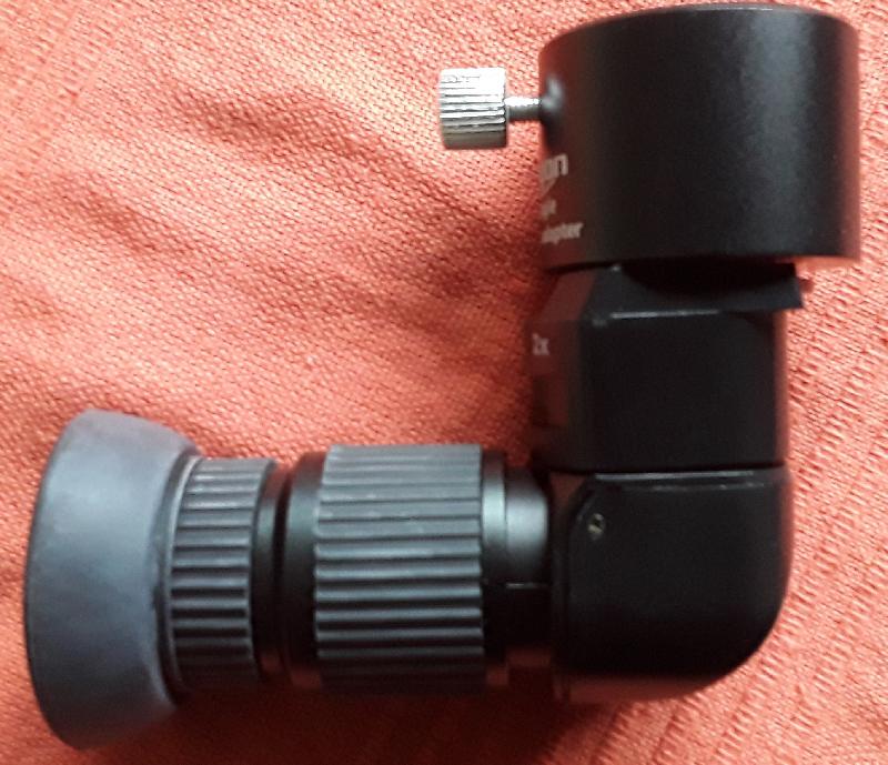 Right angle polarscope