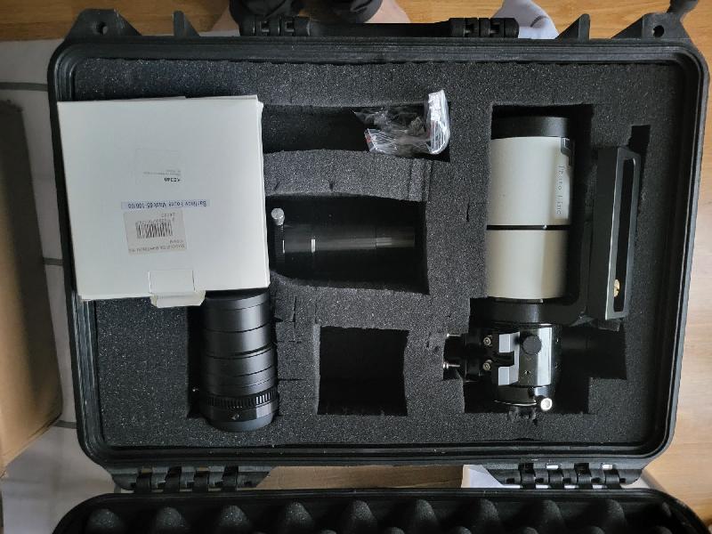 Lunette TS APO 60/360 Photoline avec son flattener