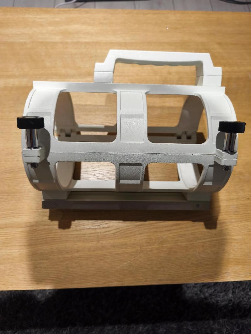 Colliers 155mm avec poignées et queue d'aronde Vixen