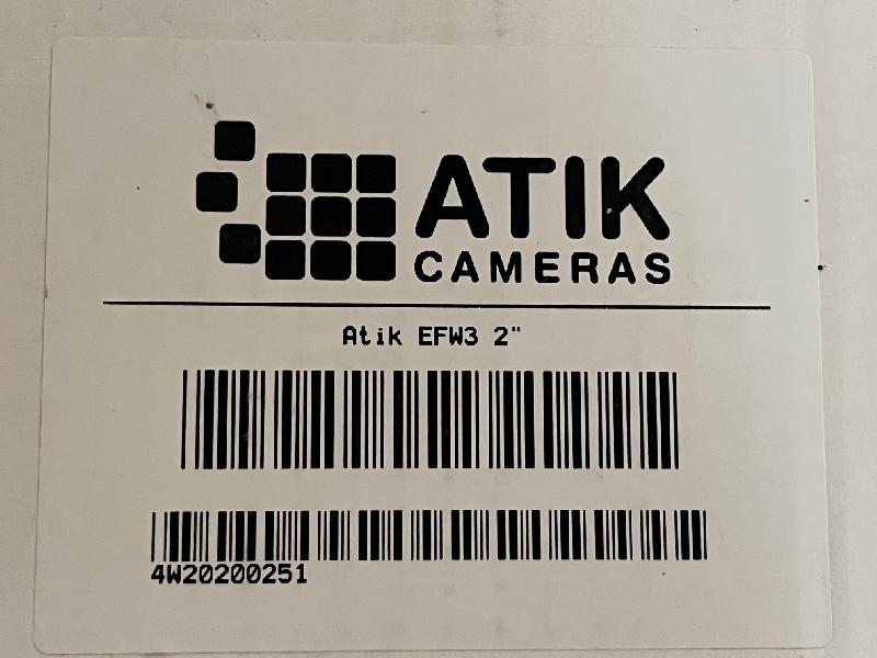 ATIK EFW3 Electronic Filter Wheel for 7x 2" mounted filters