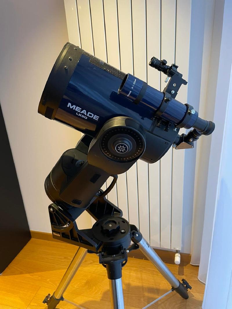 Télescope Meade Lx90 8’’ 203mm F10 avec table équatoriale