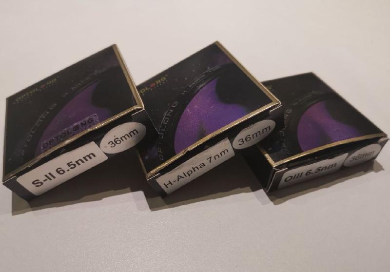 Filtres SHO 6,5 et 7nm Optolong 36mm Filtres SHO 6,5 et 7nm Optolong 36mm