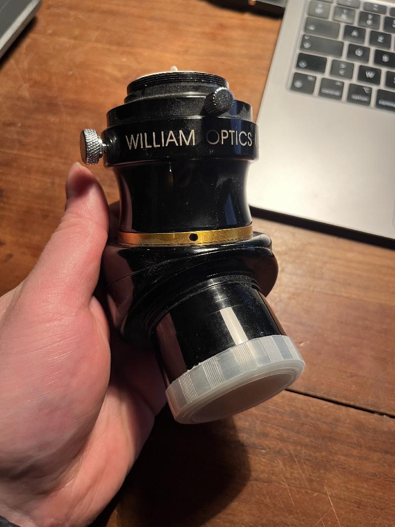 Renvoi coudé 50 (50,80mm) avec adaptateur 31.75 mm de William Optics