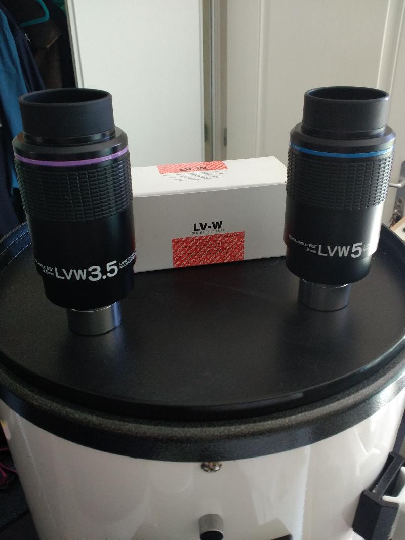 Oculaires Vixen LVW 5 et 3.5mm Oculaires Vixen LVW 5 et 3.5mm