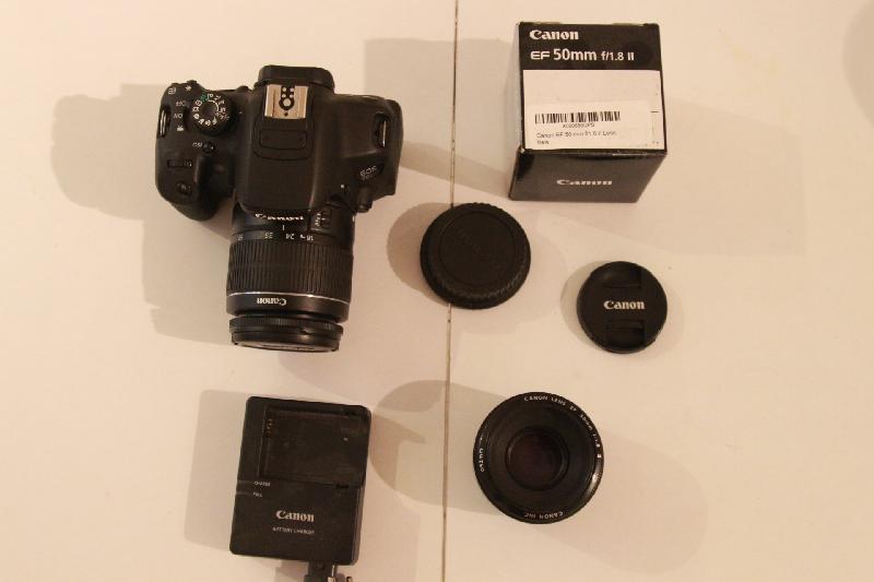 Canon 700D + 2 objectifs