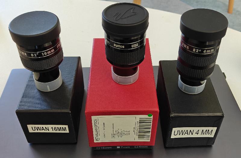 Oculaire Uwan et William optics 82°