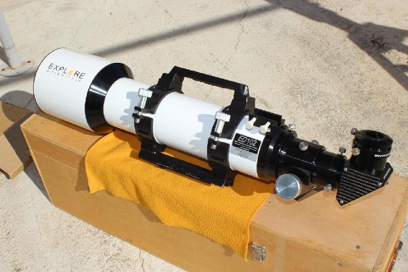 Lunette Explore Scientific 102 ED, triplet