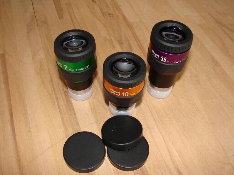Oculaires Vixen SSW 10mm-7mm-3,5mm Oculaires Vixen SSW 10mm-7mm-3,5mm