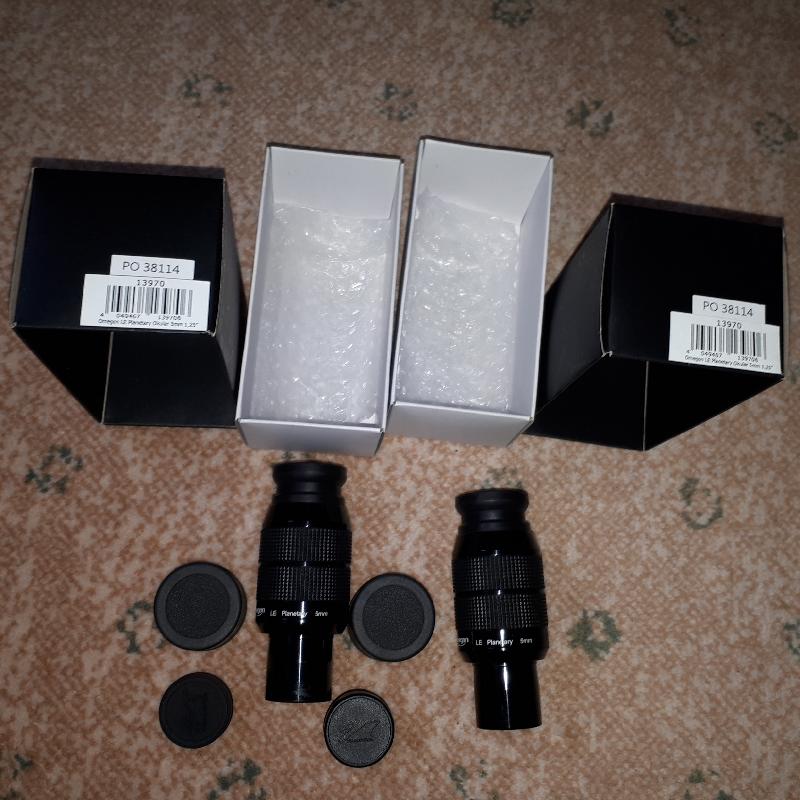 Paire d'oculaires OMEGON LE Planetary de 5mm