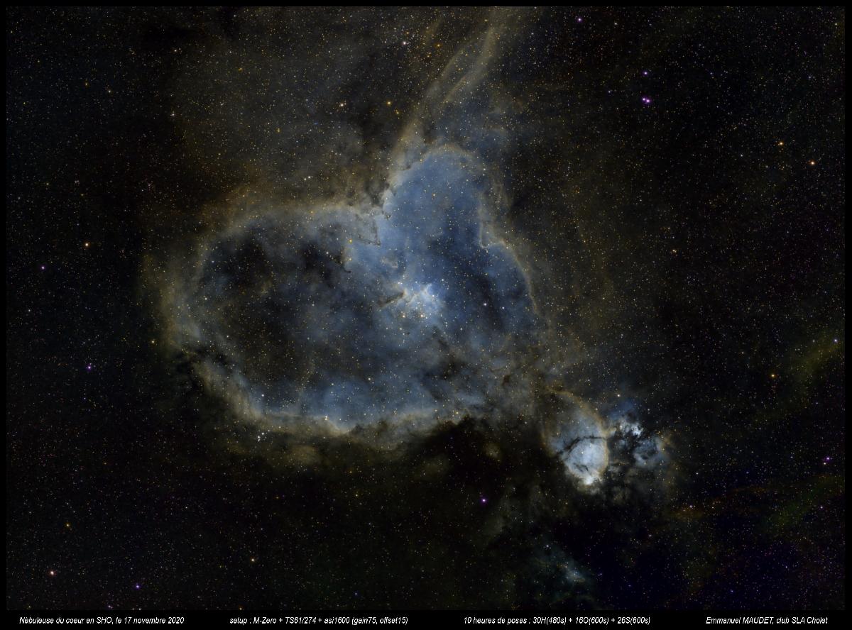 IC1805 SHO - La nébuleuse du coeur