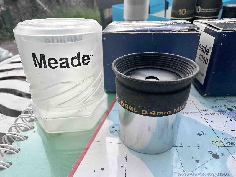 Meade Series 4000 Super Plossl 6,4 mm & 9,7mm (1,25") - Made in Japan - Rare