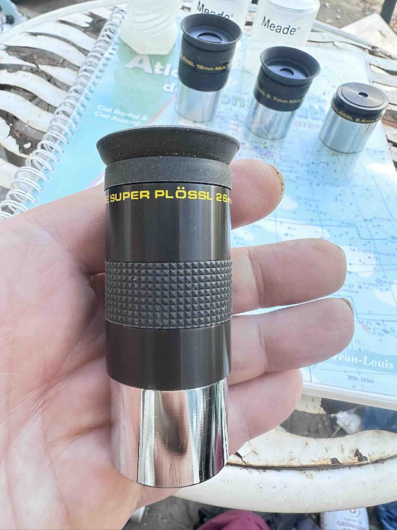 Meade 4000 Super Plossl 26mm 15mm 9,7mm 6,4mm