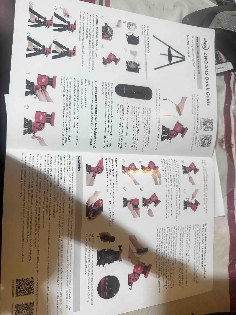 ZWO AM5 neuve dans carton d'origine