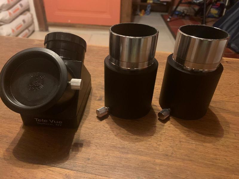 Renvoi coude Televue 2“ et bagues allonges Renvoi coude Televue 2“ et bagues allonges