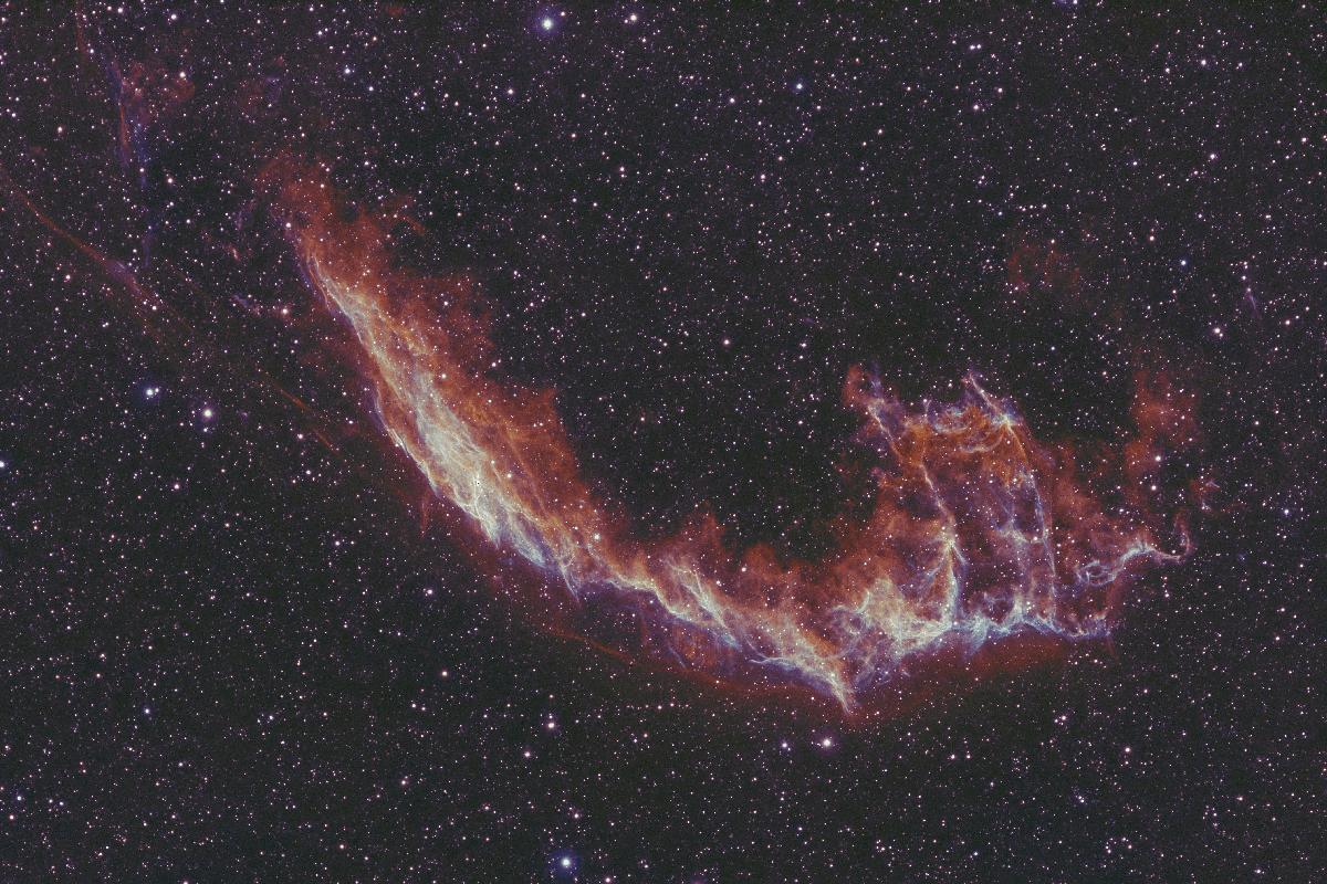 NGC6992 ou Dentelles du Cygne - version HOO NGC6992 ou Dentelles du Cygne - version HOO