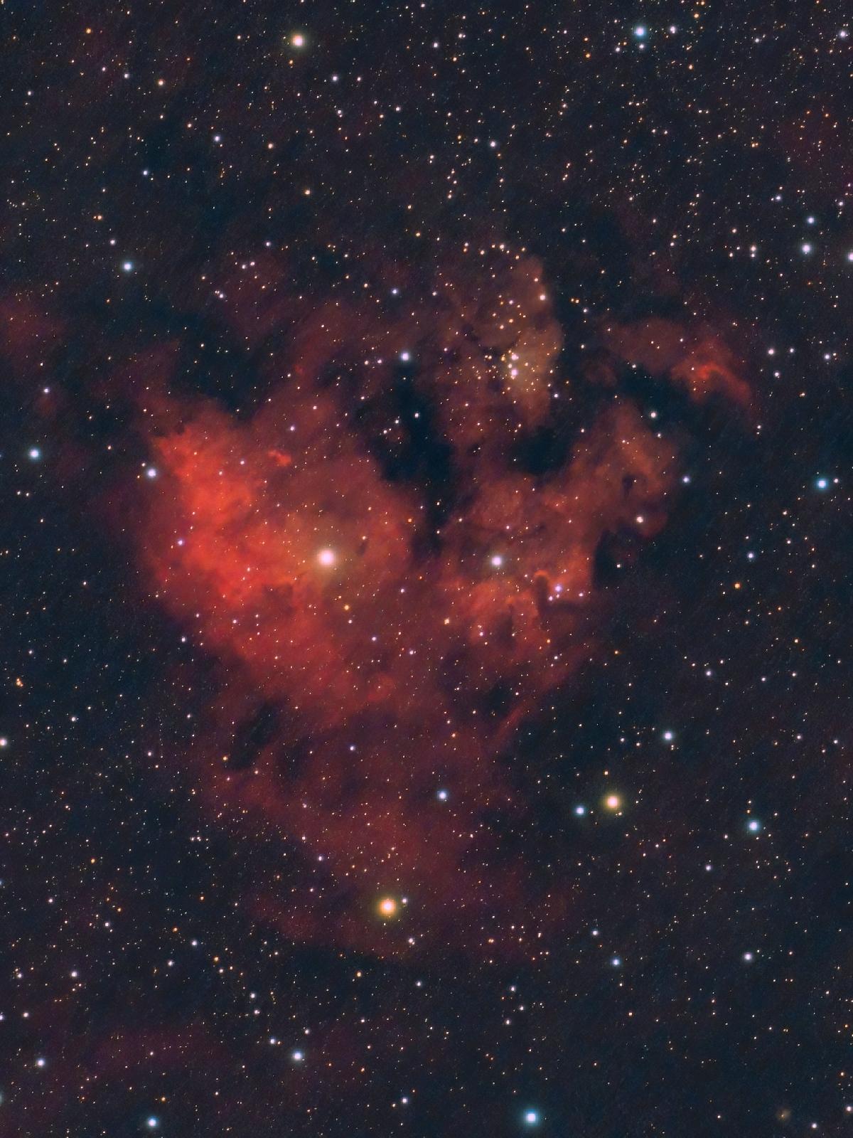 NGC7822 Ha-RGB