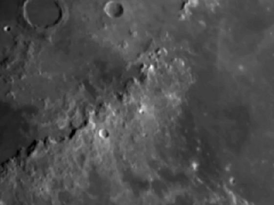 Lune- secteur de l'alunissage du LEM d'Apollo 15 Lune- secteur de l'alunissage du LEM d'Apollo 15
