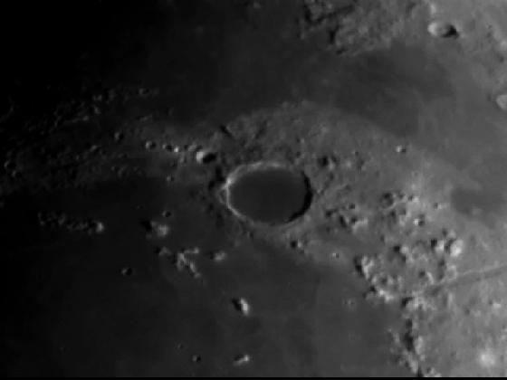 Lune- autre vue du cratère Platon Lune- autre vue du cratère Platon