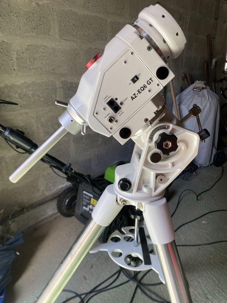 AZ EQ6 avec trepied skywatcher et Polemaster