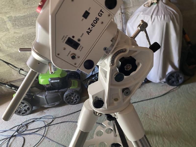 AZ EQ6 avec trepied skywatcher et Polemaster