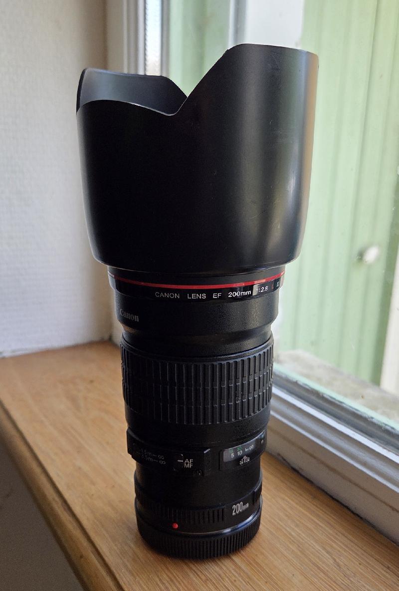 Objectif Canon EF 200mm 1:2.8 Série L II