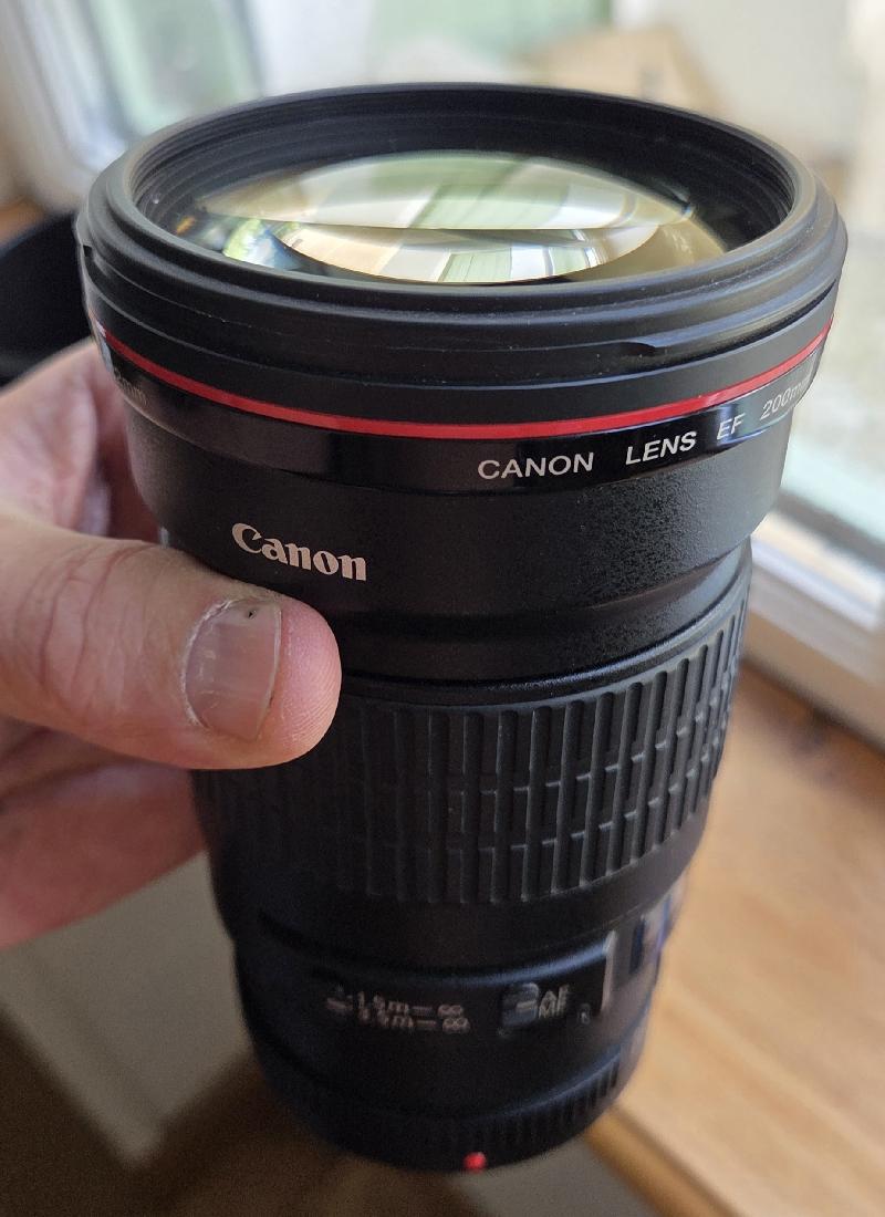 Objectif Canon EF 200mm 1:2.8 Série L II