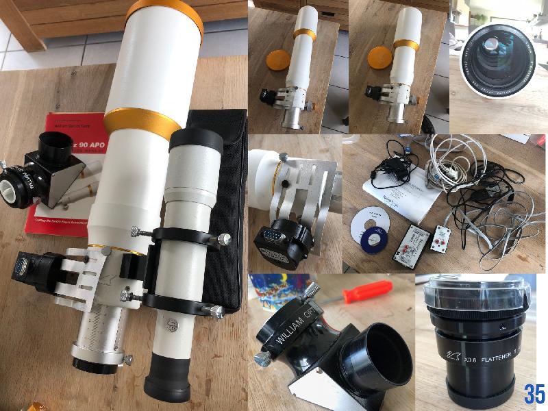 Lunette William Optics MEGREZ 90 + Accessoires ( dont Robofocus)