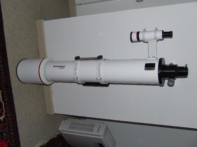 Lunette Bresser 152F1200 avec crayford, pas hexafoc