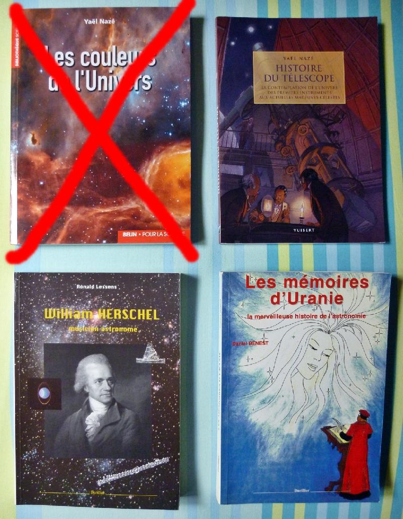 Vente de mes livres récents d'Astronomie