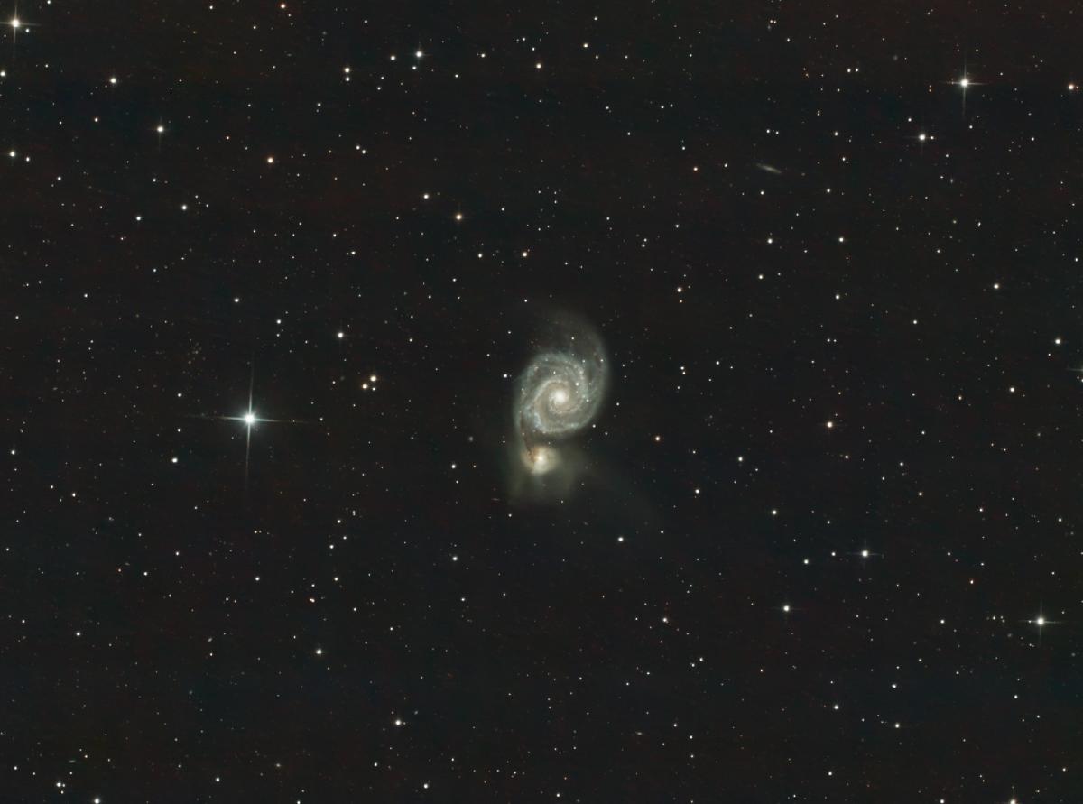 M51 galaxie du tourbillon
