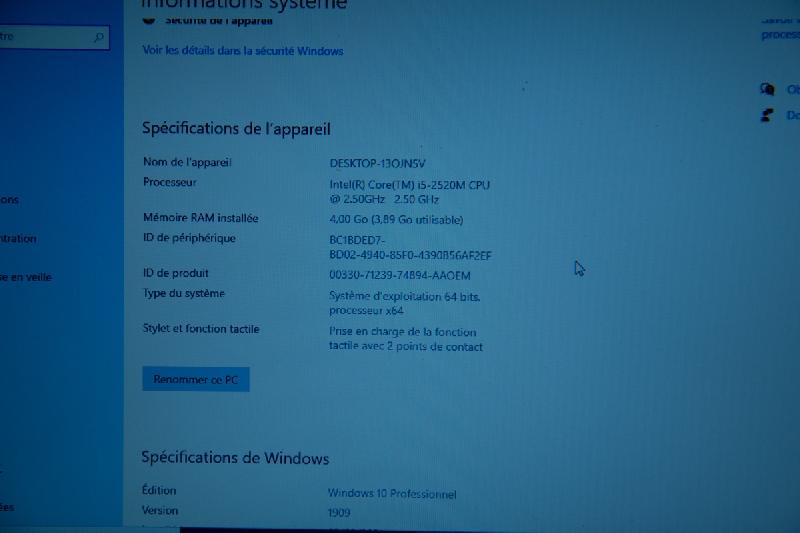PC portable lenovo X220 PC portable lenovo X220