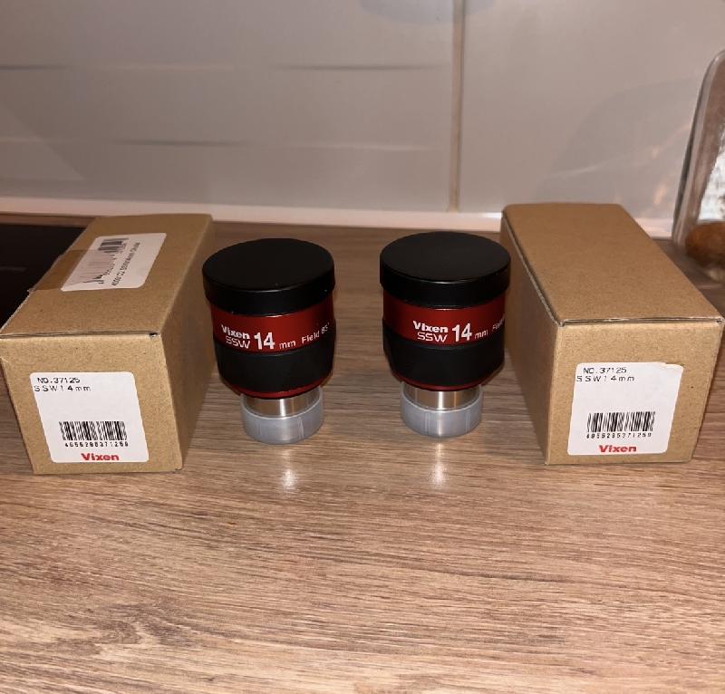 Oculaire Vixen SSW 14 mm état neuf