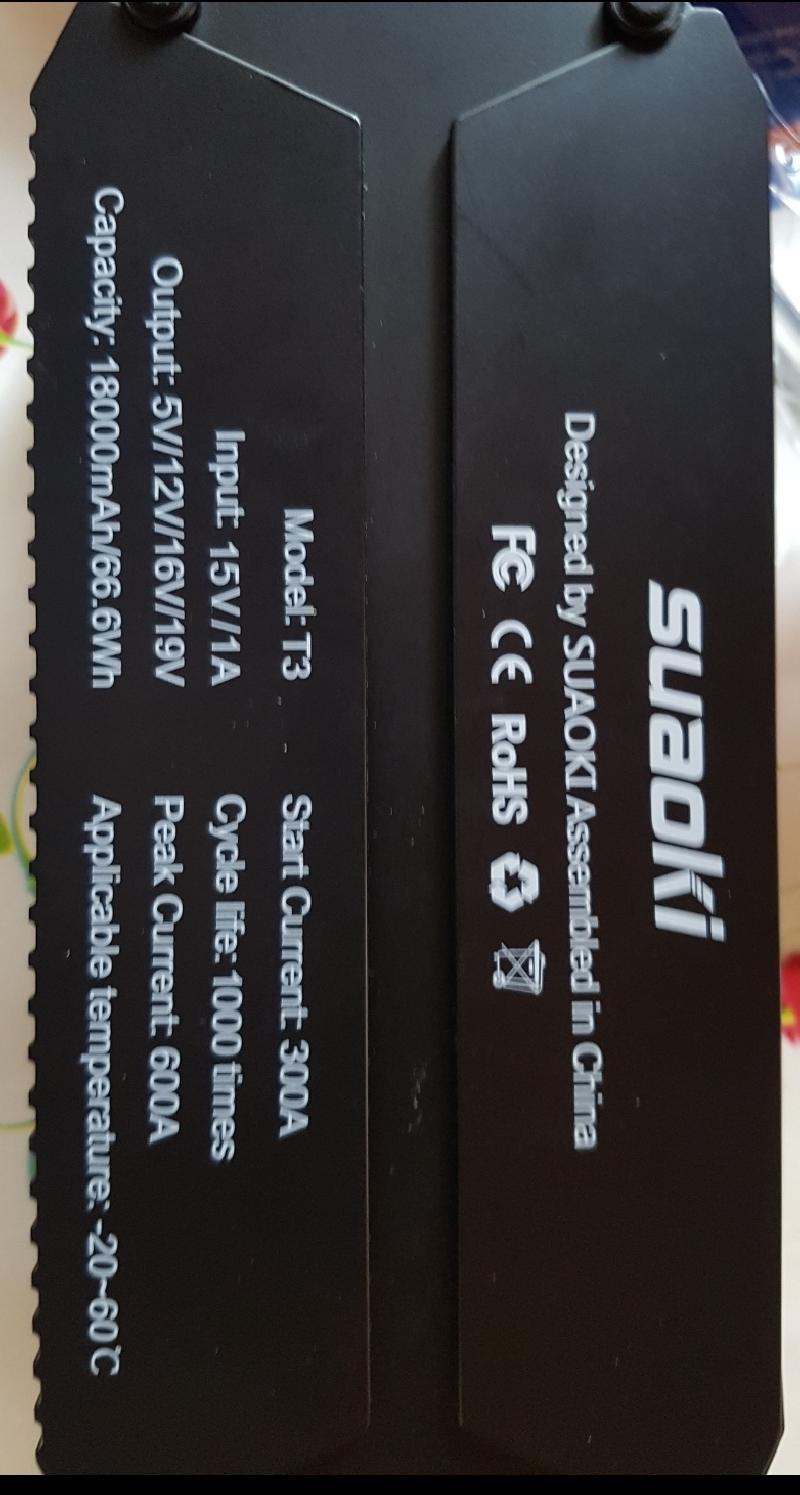 Alimentation nomade Suoaki 18000 mah