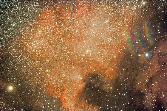 NGC7000 couleur seule