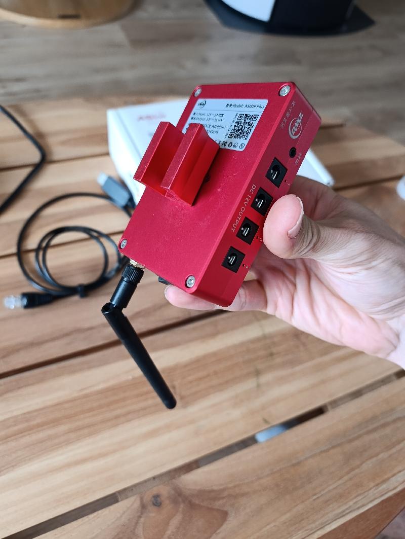 Asiair plus + alimentation