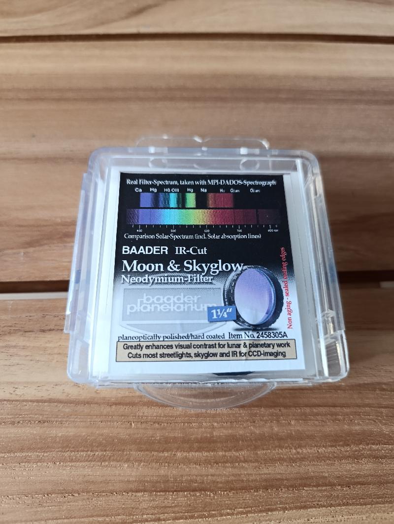Filtre baader IR cut neodymium